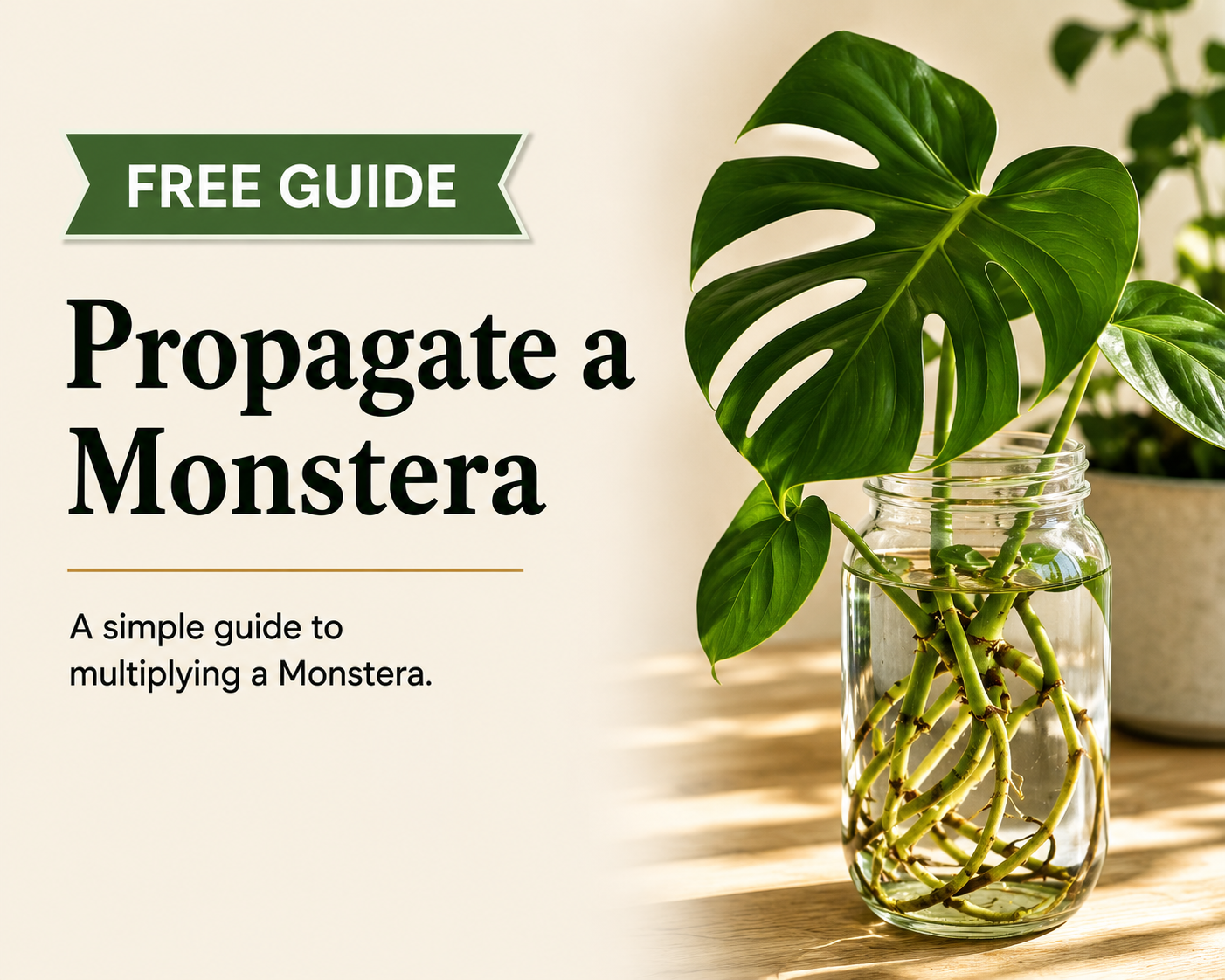 How to Propagate a Monstera Guide