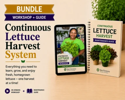 Continuous Lettuce Harvest System (Workshop + Premium Guide)