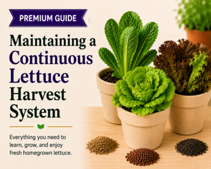 Maintaining a Continuous Lettuce Harvest System